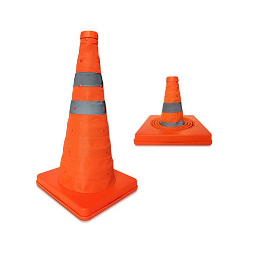 Collapsible Traffic Cone 24 inch (2 Pack)